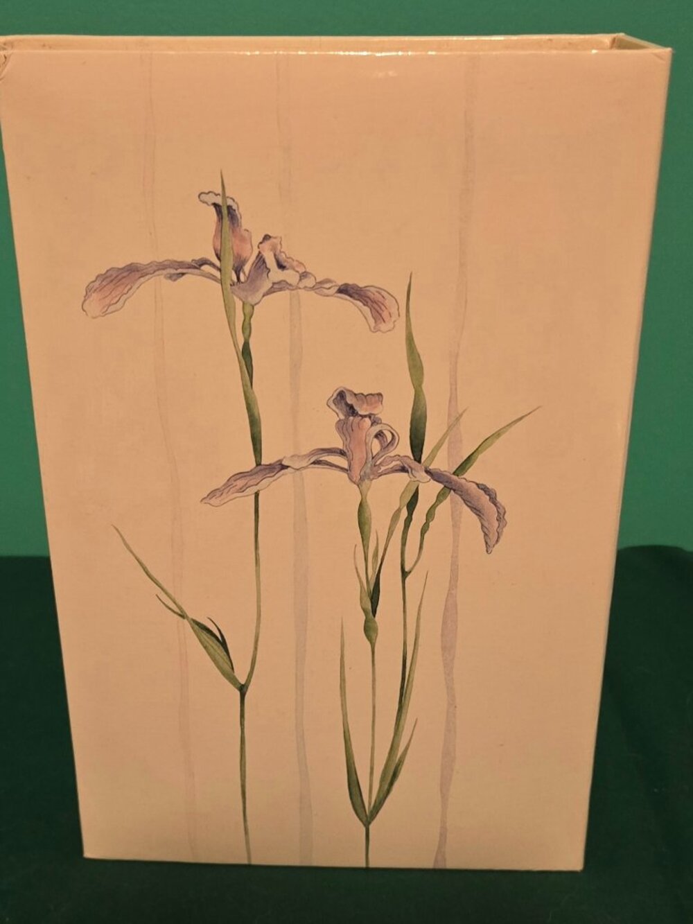 RARE Vintage Corning Shadow Iris Recipe Card Book/Binder Holder Coordinates